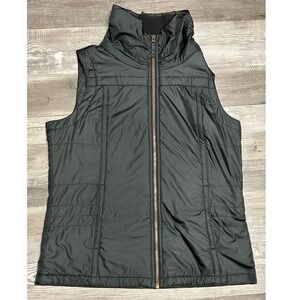 Columbia Men's Black Insulated Puffer Vest High Neck Full Zip Size L